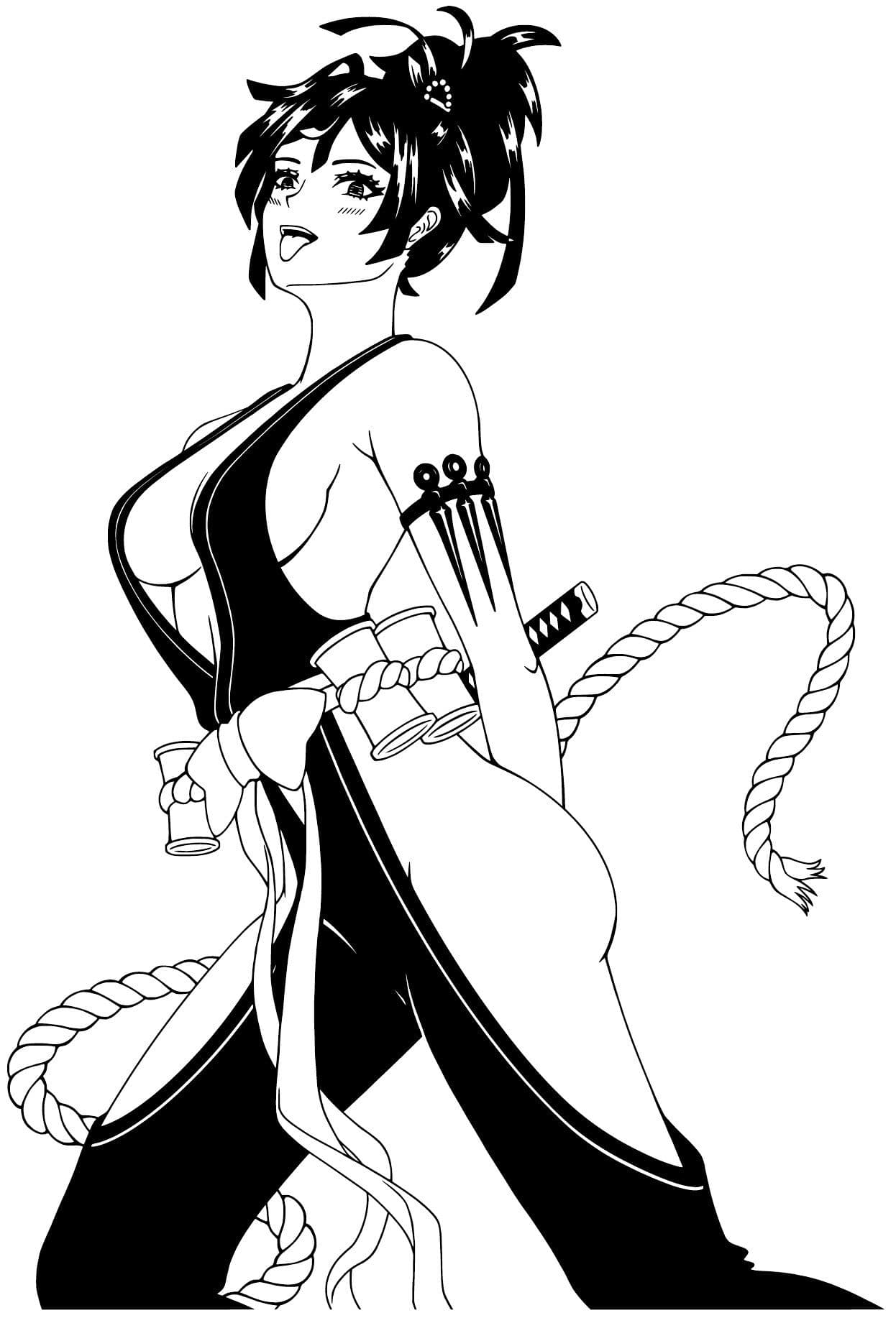 Yuzuriha sticker